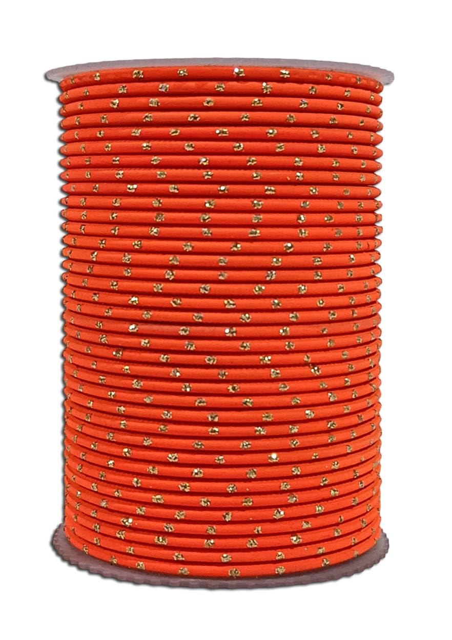 Metal Bangles for Women | Dot Matte Finish Chudi for Ladies Wedding | Daily Use Bangle for Girls | Function, Party, Wear Chudiyan (Pack of 36)-image-2
