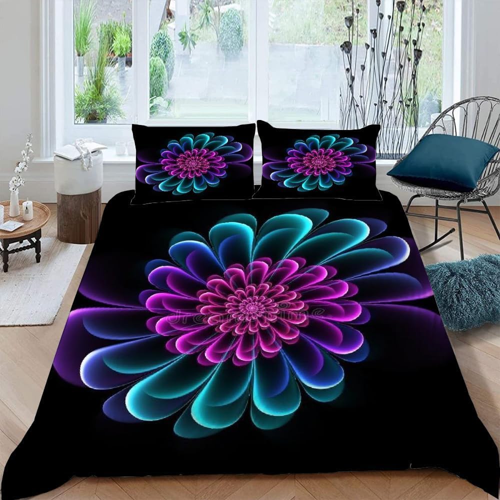 Housse de couette plante pour créer une ambiance nature dans la chambre