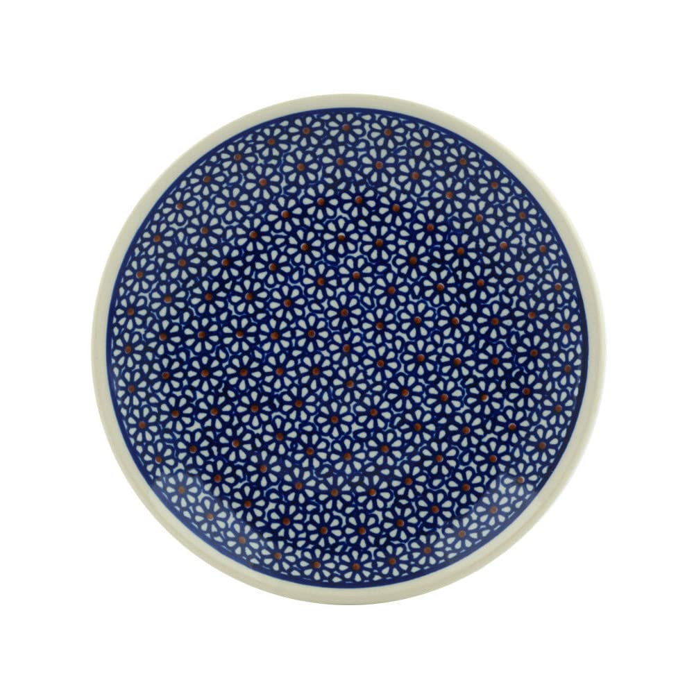 Bunzlauer Keramik flacher Teller (Frühstücksteller), Ø19,5 cm, H=2,4 cm, Dekor 120