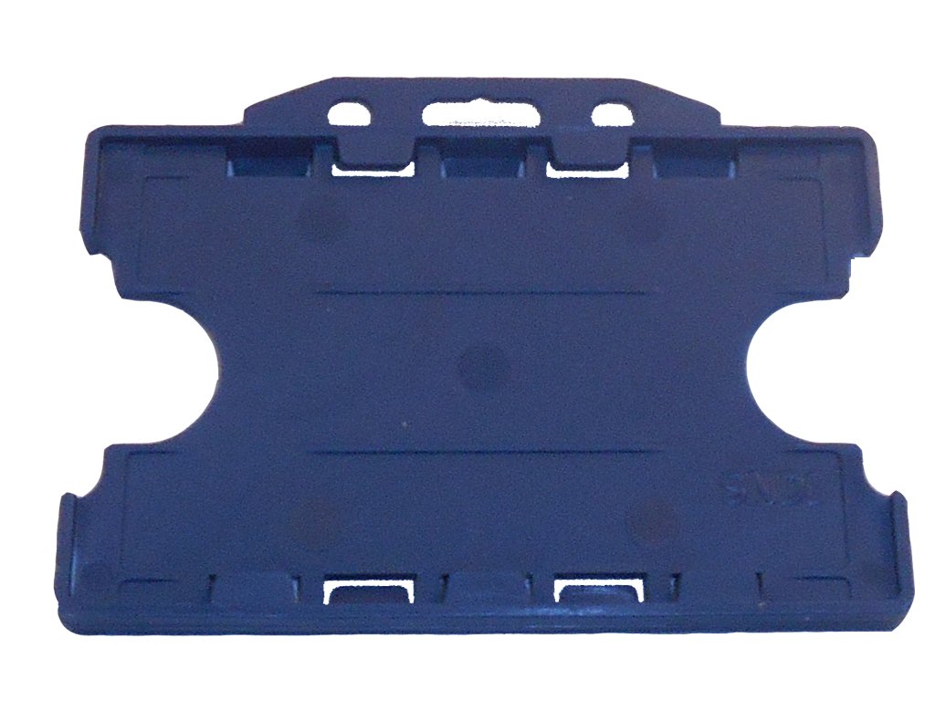 25 Navy Double ID Card Pass Holder