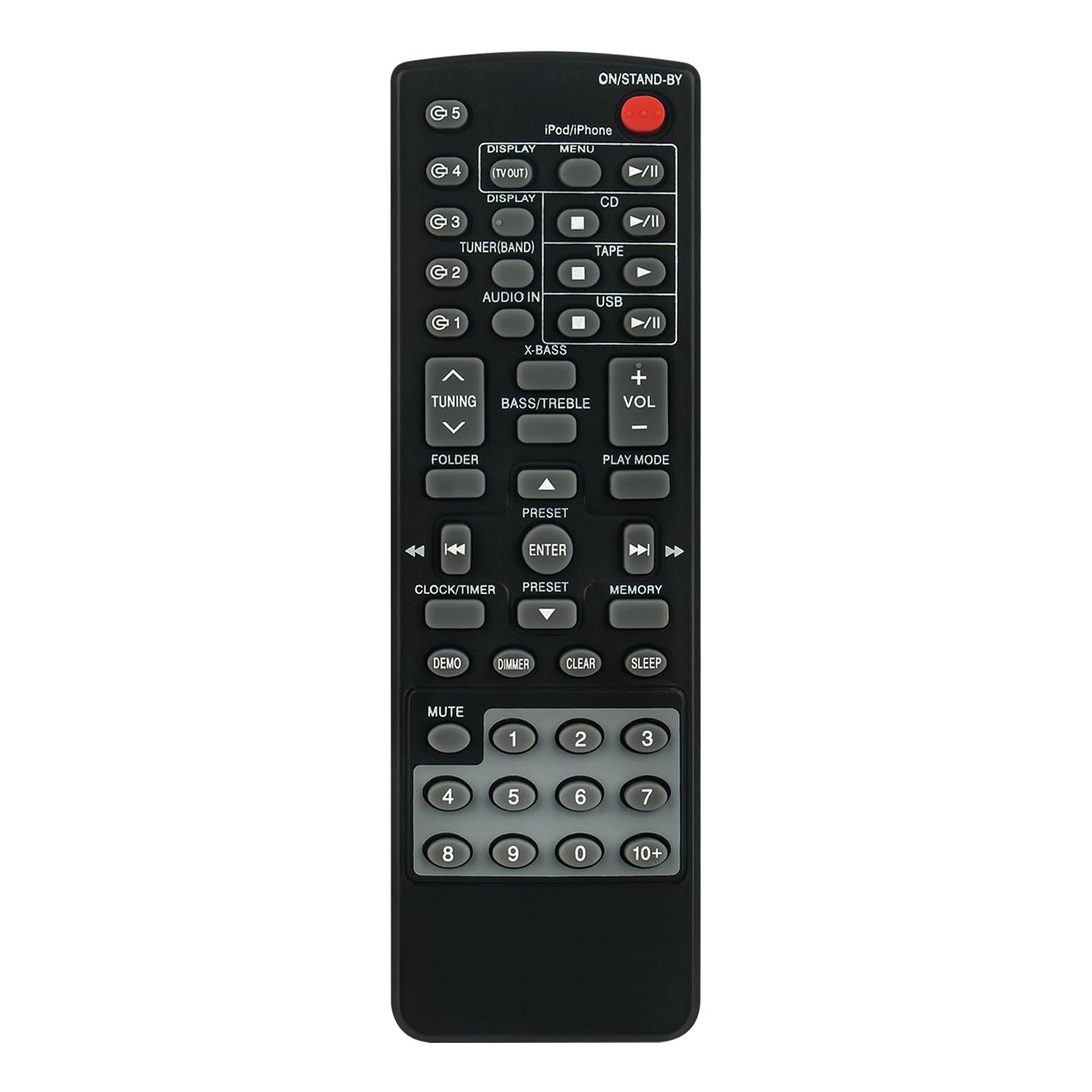 Télécommande Sharp GA255AWSA pour Mini Component CD-DH950P et CD-DHS1050P - 2
