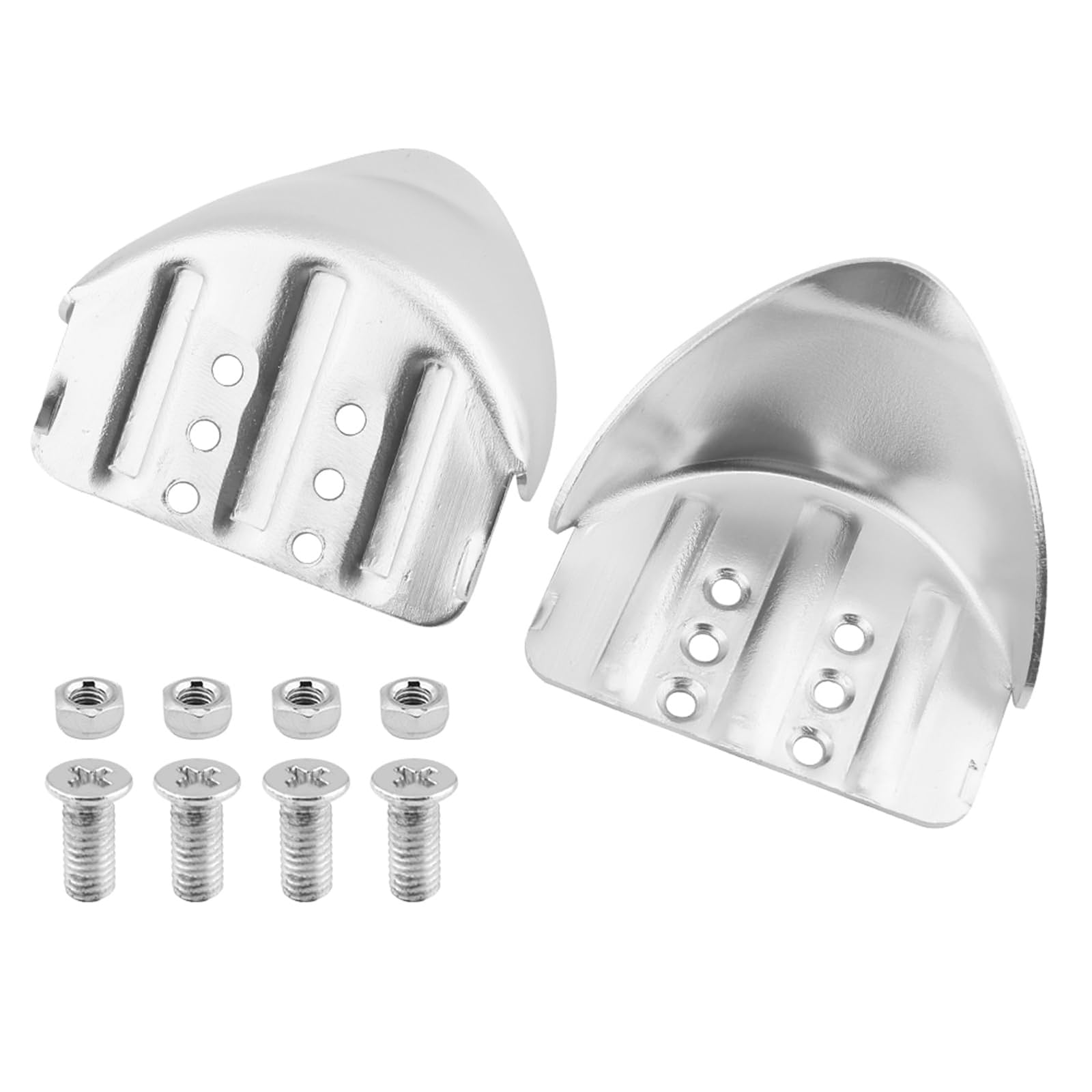 2Pack Adjustable Metal Stilt Heel Bracket Replacement Accessories Kits for Safe High Wall Painting and Construction Work Metal Stilt Parts