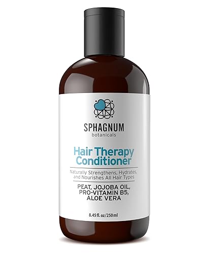 Acondicionador natural de argán y aceite de oliva - Tratamiento eficaz de barro de turba para cabello fino, seco y dañado. Los mejores minerales