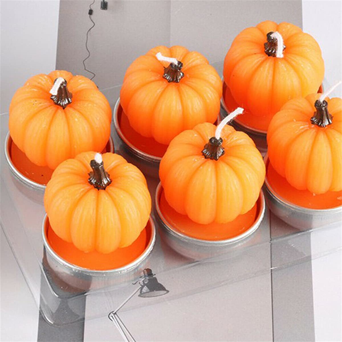🎃 Molde De Silicona Para Vela En Forma De Calabaza 3D – Perfecto Para Jabón, Resina O Chocolate – Molde Mini Halloween Artesanal (1 Pieza)