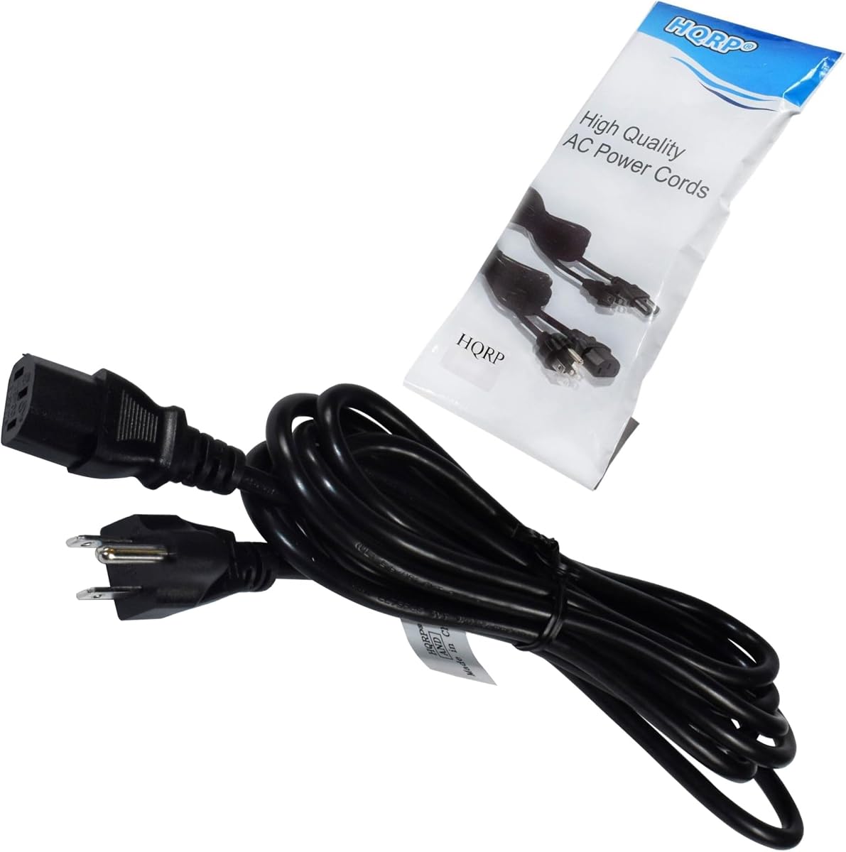 HQRP 10ft AC Power Cord Compatible with Orange Amplifiers Crush Pro CR120H 120W Guitar Amp Amplifier Mains Cable, UL Listed