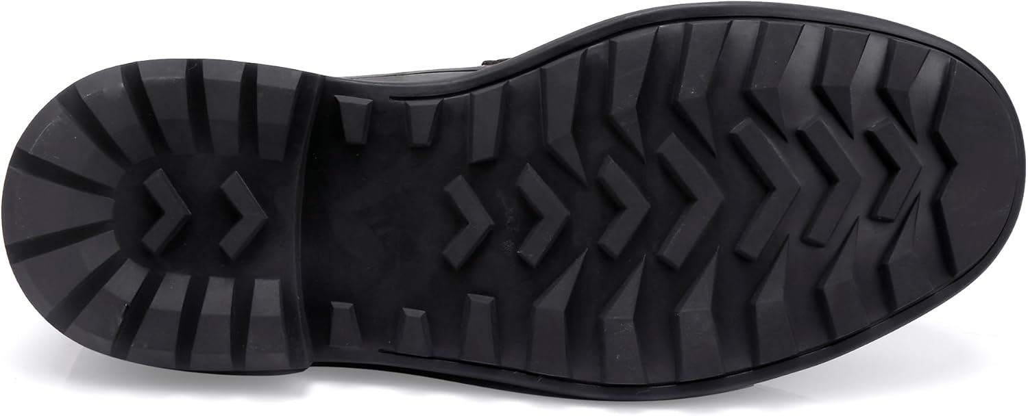 Premium Mens Leather Dress Shoes, Classic Casual Crocodile Printed Business Buckle Dress Slip on Penny Loafer Party Wedding Shoes for Mens - Image 4