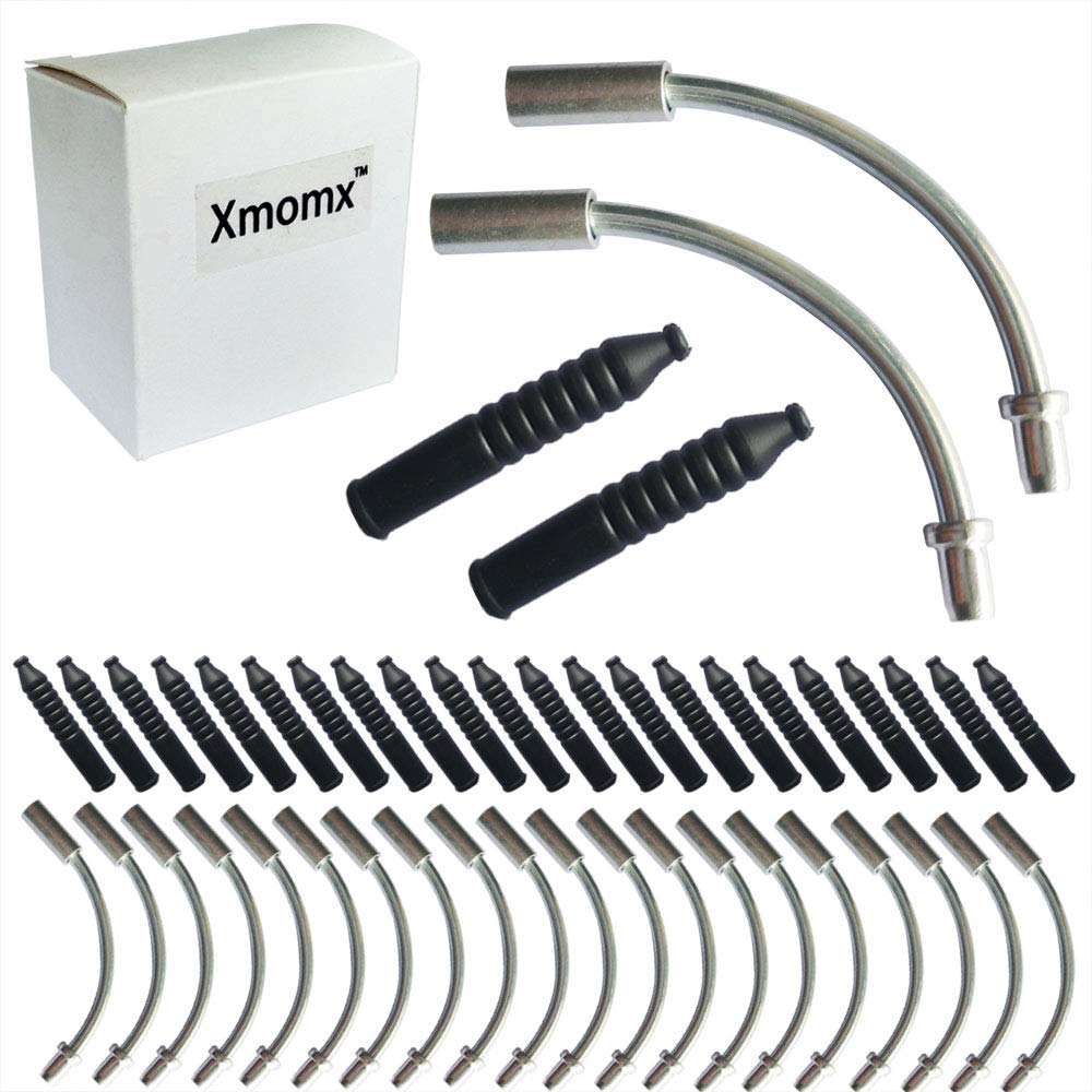 Buy Xmomx 20 PCs 90° Liner V Brake Noodle Cable Guide Pipe Rubber Boot