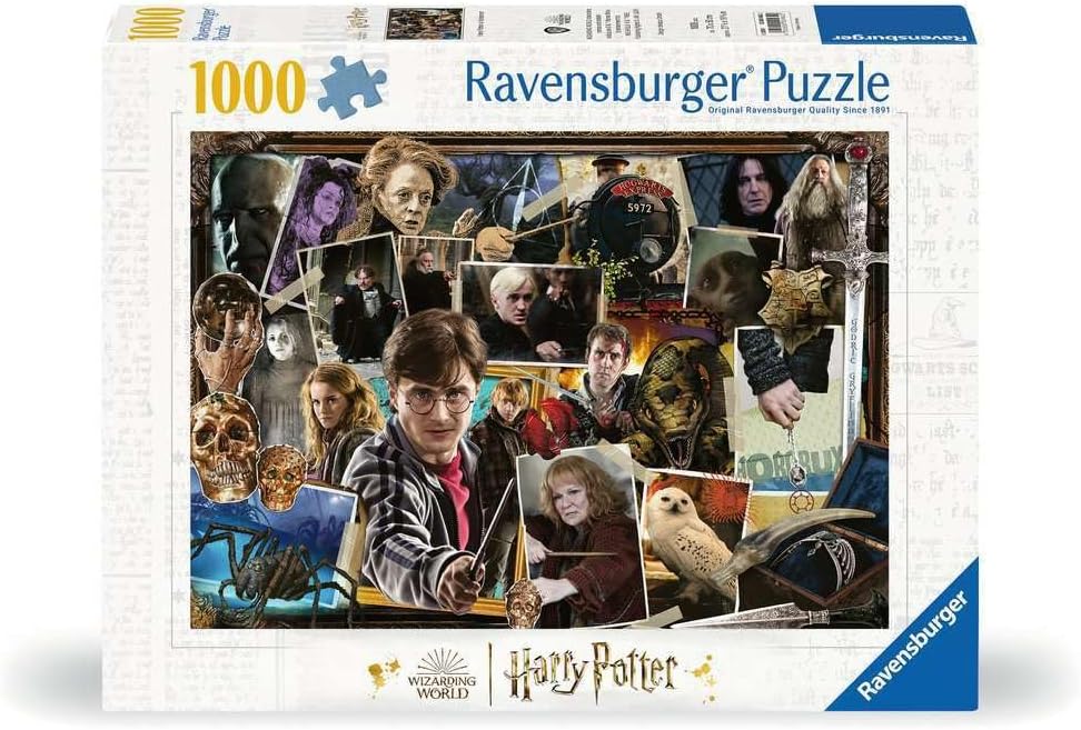 Ravensburger WB Harry Potter vs Voldemort 1000 Piece Jigsaw Puzzle for Adults - 12000462 - Handcrafted Tooling, Made in Germany, Every Piece Fits Together Perfectly