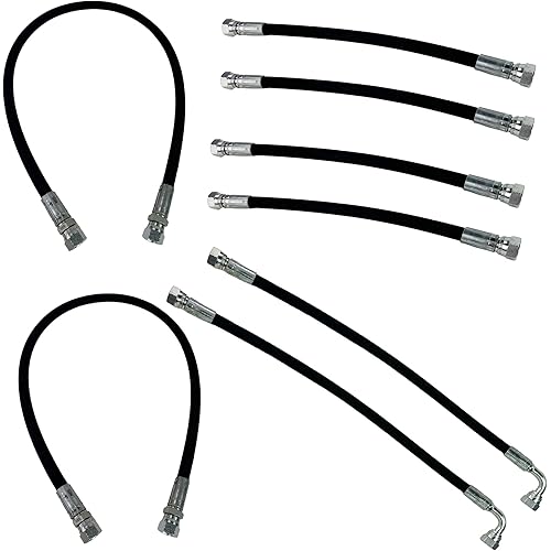 E-KLHK25 Front Loader Attachment Boom & Bucket Cylinder Hose Kit for Kubota LA350A, LA401, LA402, LA402-1