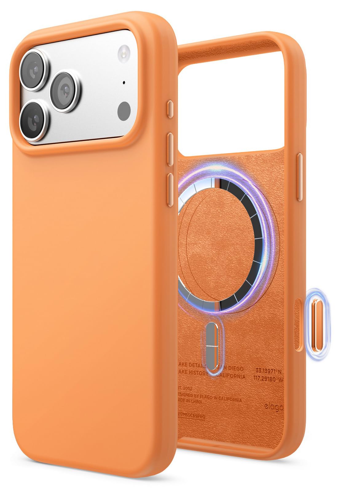 iPhone 17 Pro Max シリコンケース オレンジ 純正 iPhone 17 Pro シリコーンケース - オレンジ - メルカリ