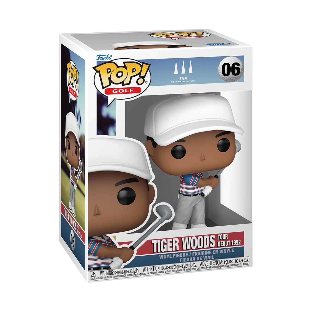 Funko Pop! Golf: Tiger Woods - Tour Debut 1992 - Collectable Vinyl Figure - Gift Idea - Official Merchandise - Toys for Kids & Adults - Sports Fans - Model Figure for Collectors and Display