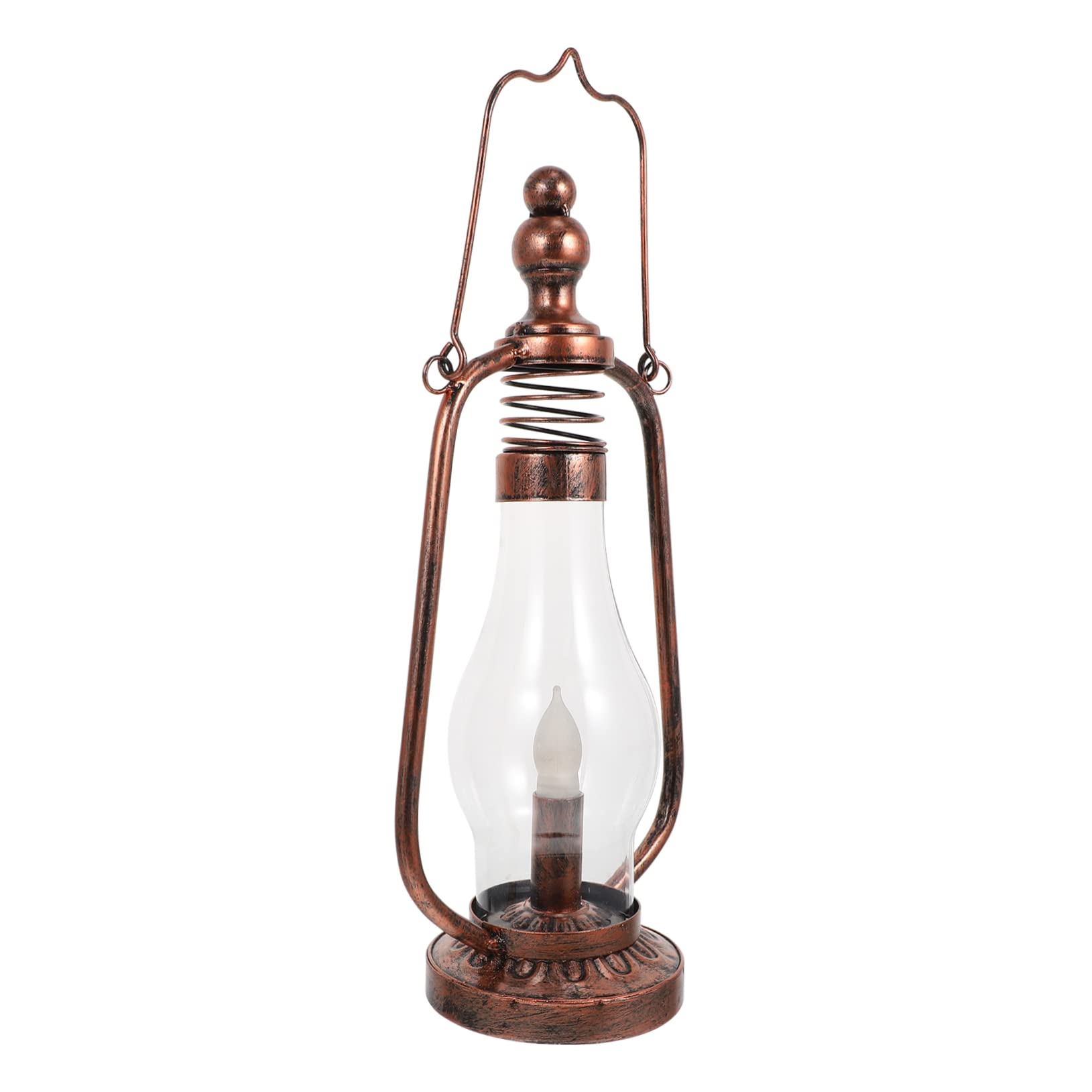 Lampe à huile LED suspendue en métal forgé, création lumineuse vintage haut de gamme
