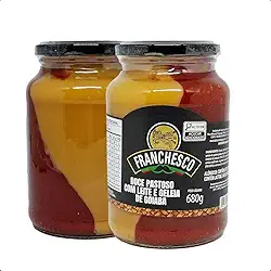 Doce de Leite Goiabada Mineira Doce Goiaba Tradicional Artesanal Gourmet, 680g - Franchesco