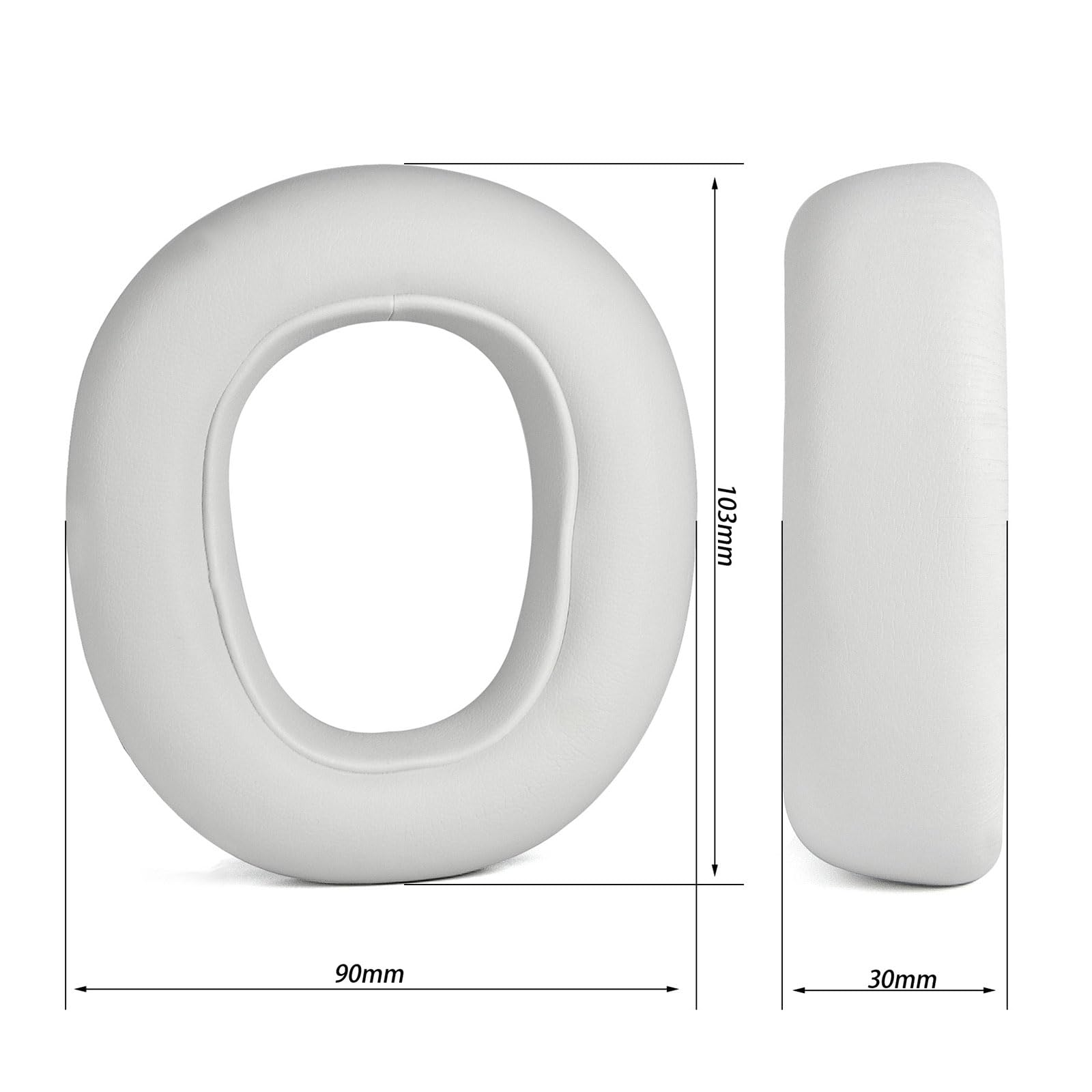 Almohadillas para auriculares G735, almohadillas de espuma viscoelástica, accesorios cómodos de usar