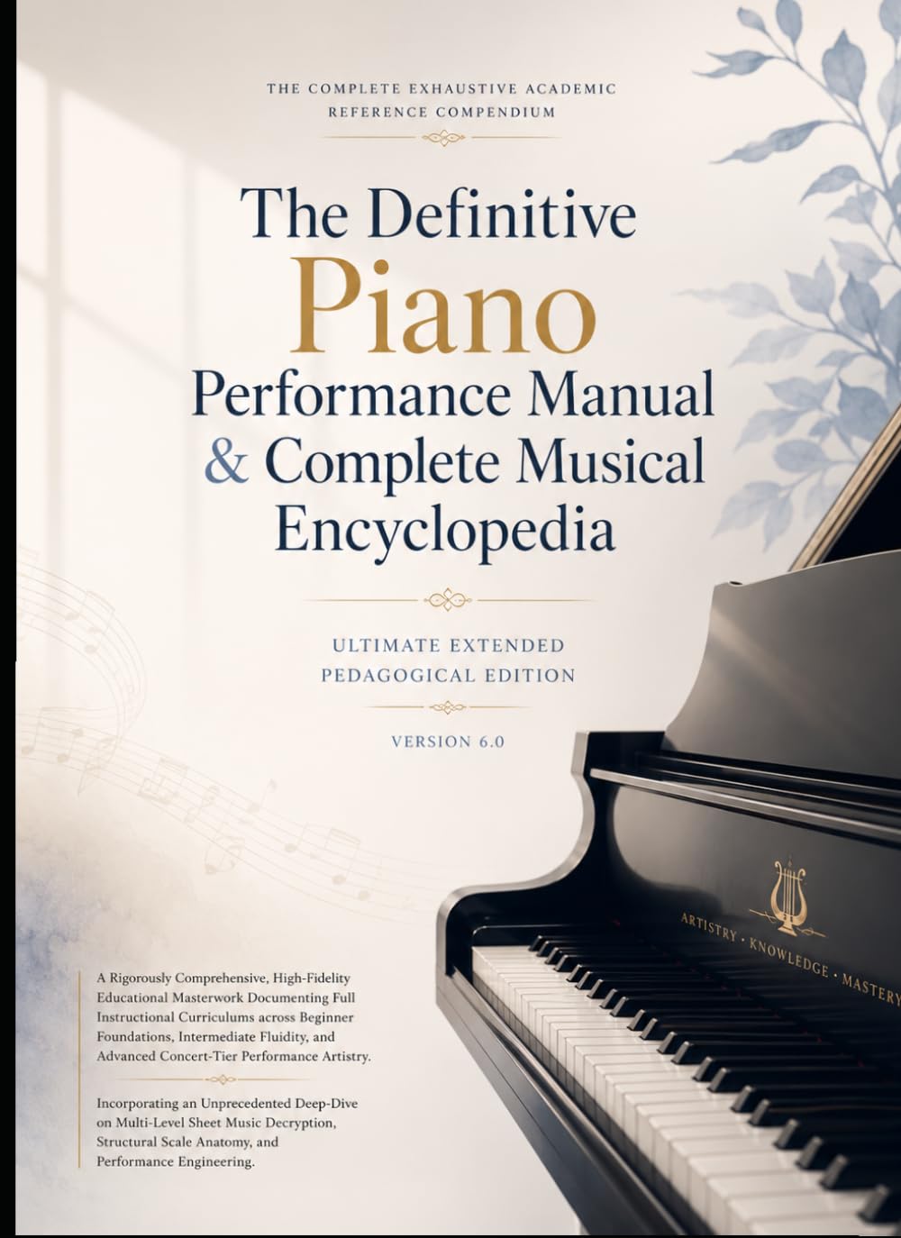 The Definitive Piano Performance Manual & Complete Musical Encyclopedia: THE COMPLETE EXHAUSTIVE ACADEMIC REFERENCE COMPENDIUM