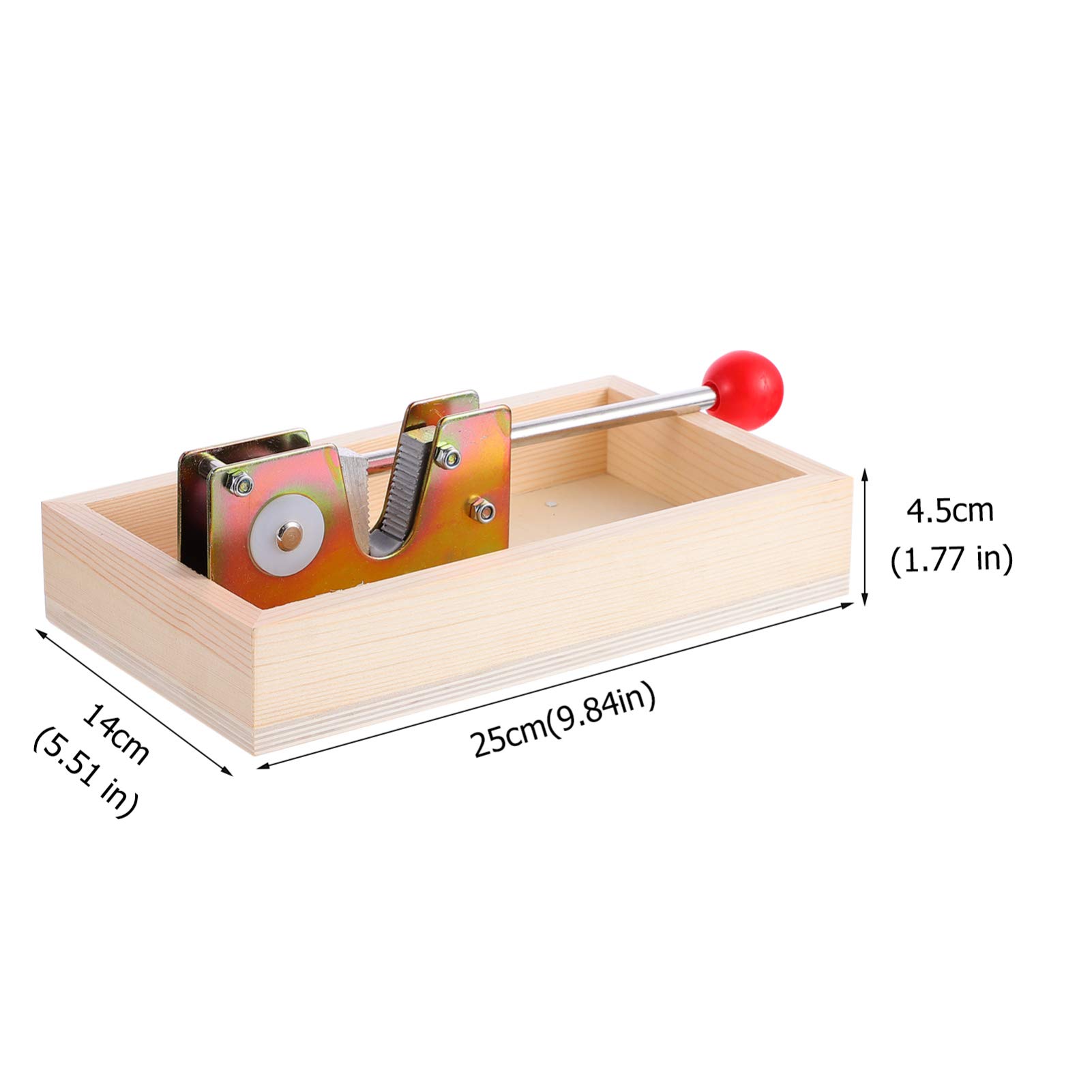 DOITOOL 1pc Manual Nut Cracker Tool Sturdy Nut Opener for Effortless Shelling Macadamia Pecans and More Convenient Storage Area Included