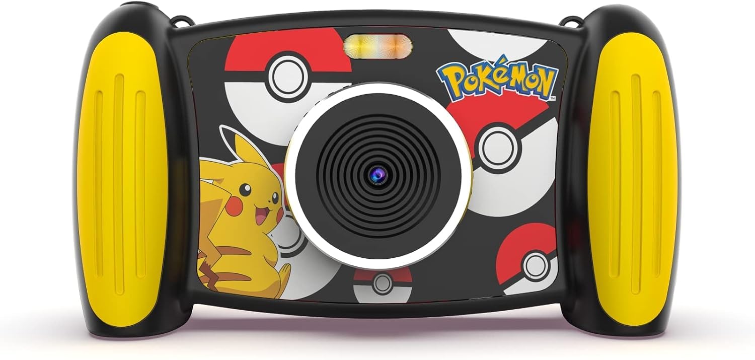 Accutime POKC3000 Interactive Children's Camera Pokémon, 5MP Photo, 1080p Video Resolution, 4x Zoom
