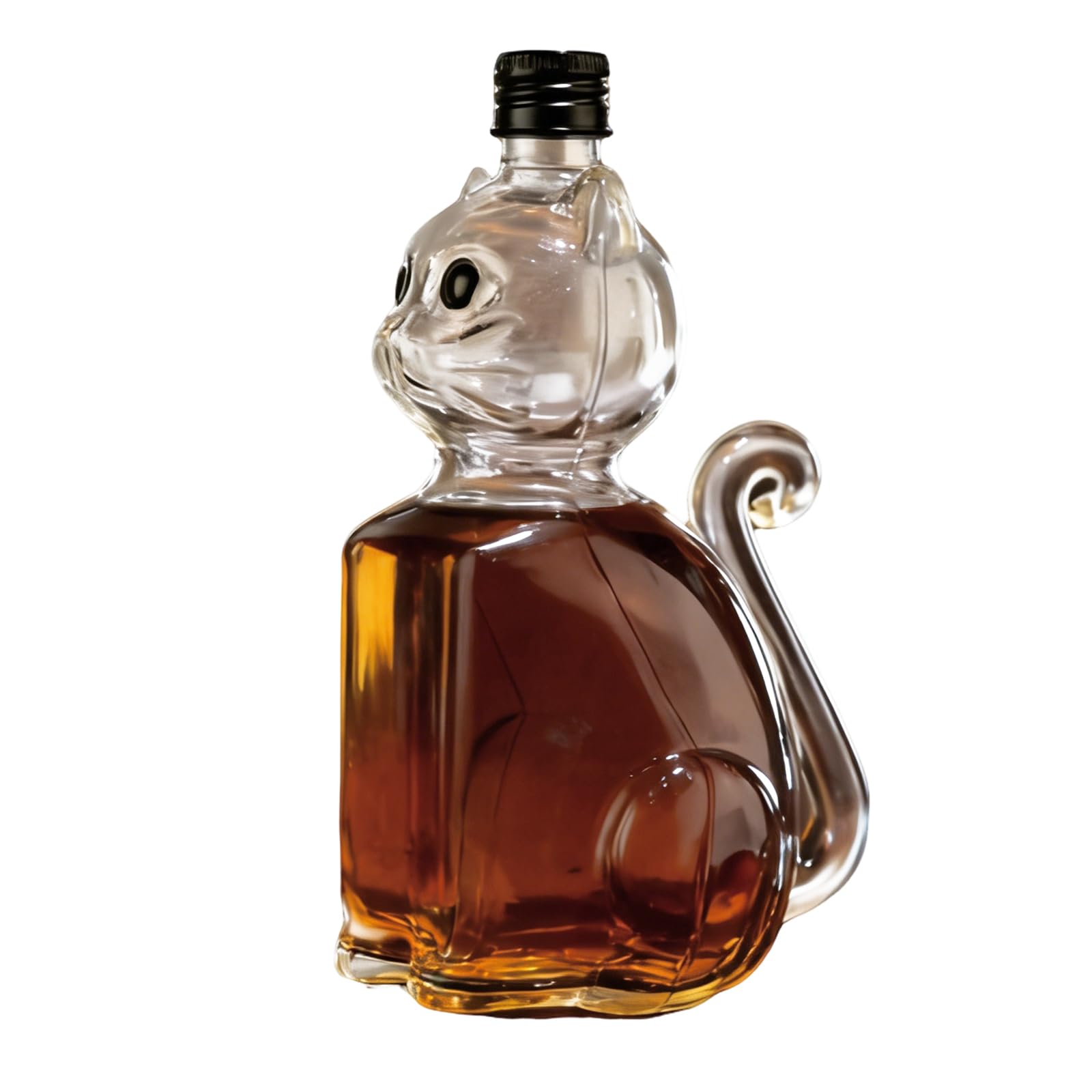 Amazon.co.jp: MIDOKSTUA ホウケイ酸ガラス キャット ボトル お酒の