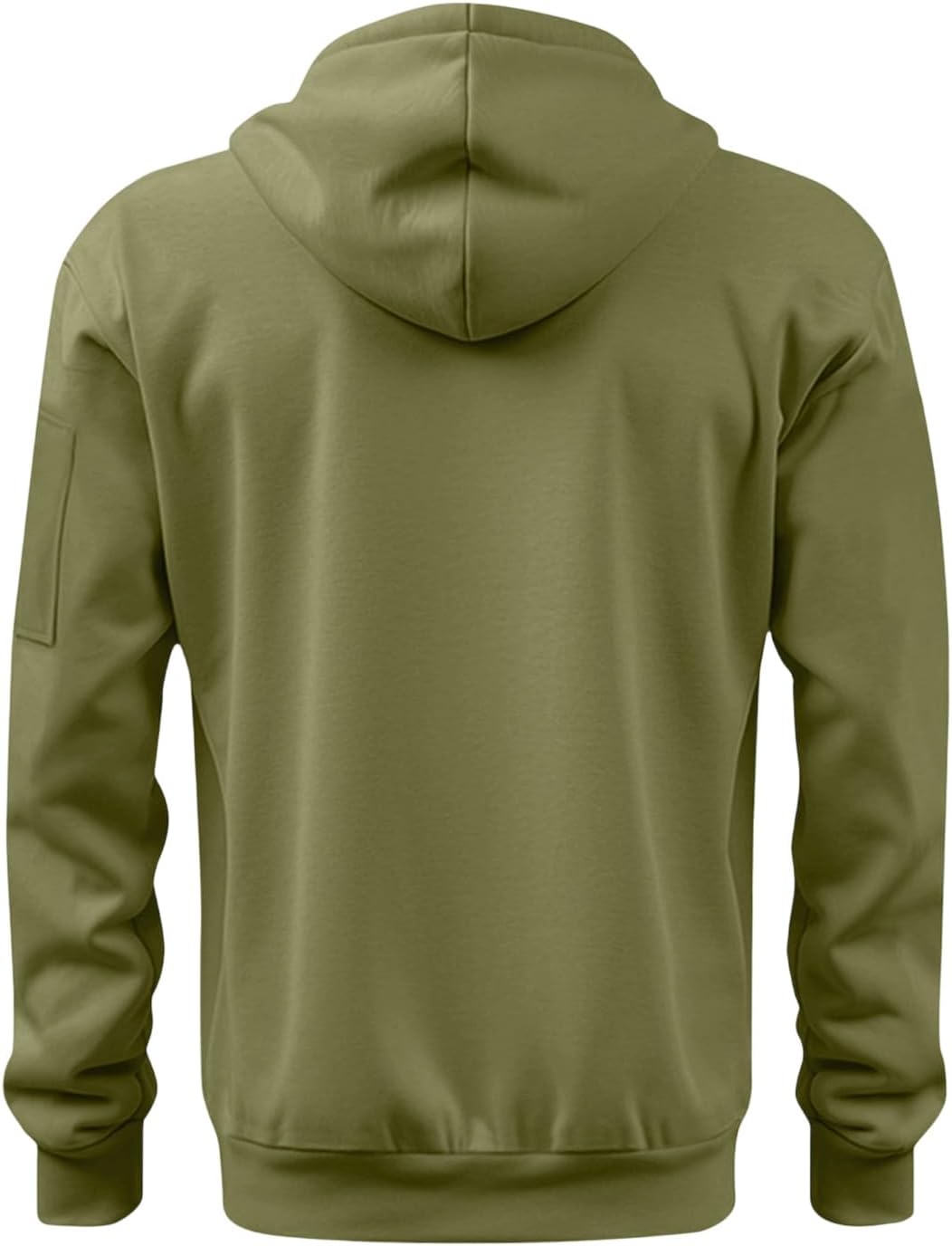 Mens Cargo Hoodies With Pockets Full Zip Long Sleeve Sweatshirt Sports Hooded Jacket, S-4XL