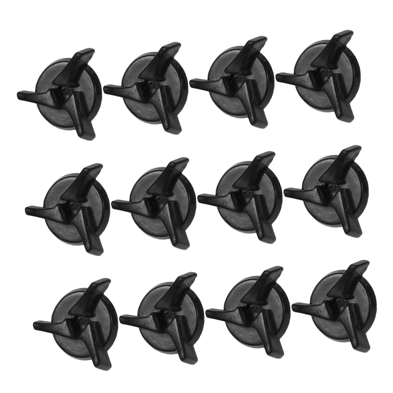 STOBAZA Motorcycle Screws 12 Pcs Set for Visor Replacement Lightweight Plastic Easy Installation