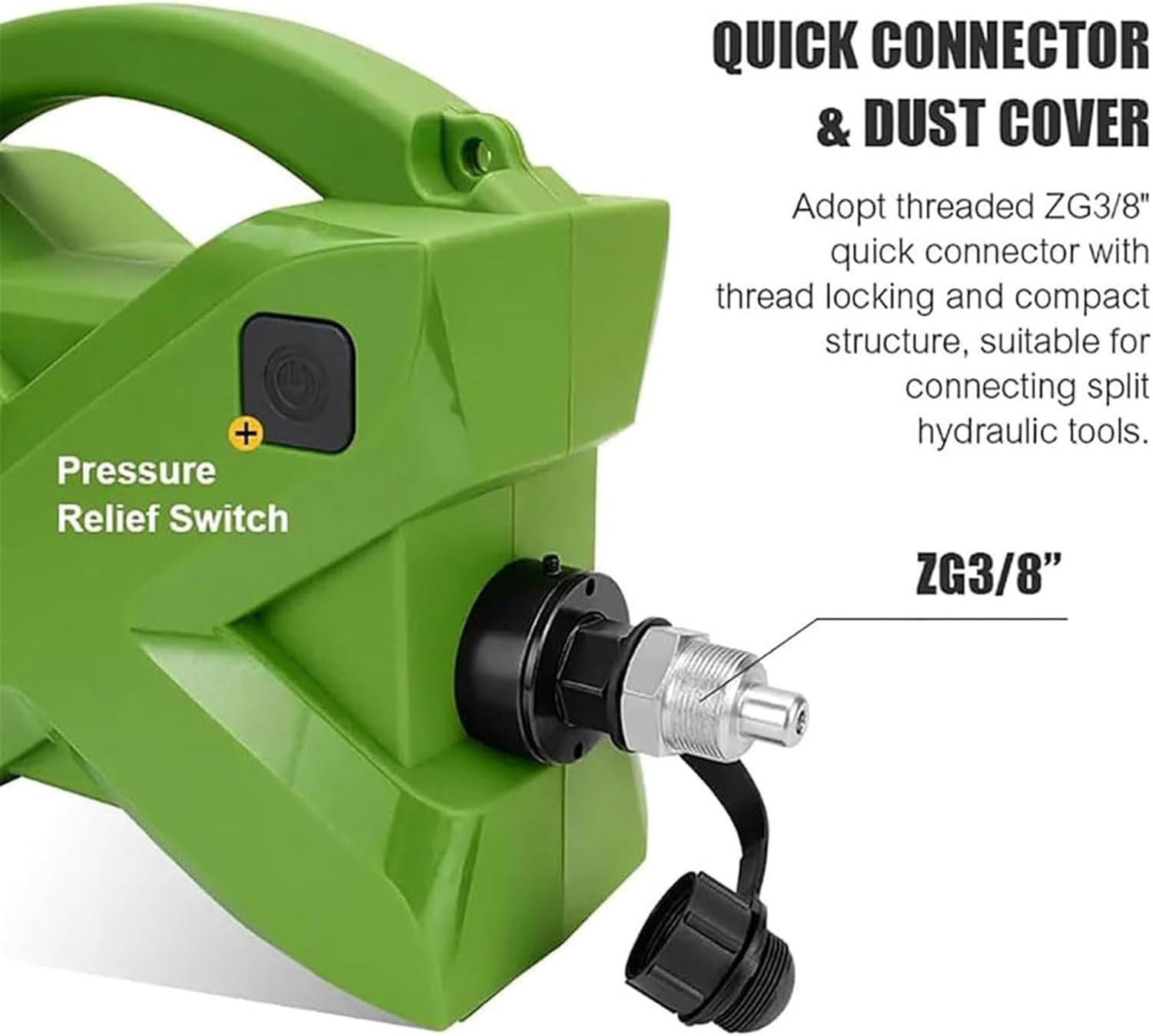 Unidad de potencia de bomba hidráulica eléctrica, 70 mpa 10152 psi, doble efecto con control remoto, correa, cable de 10 m para perforación y doblado.
