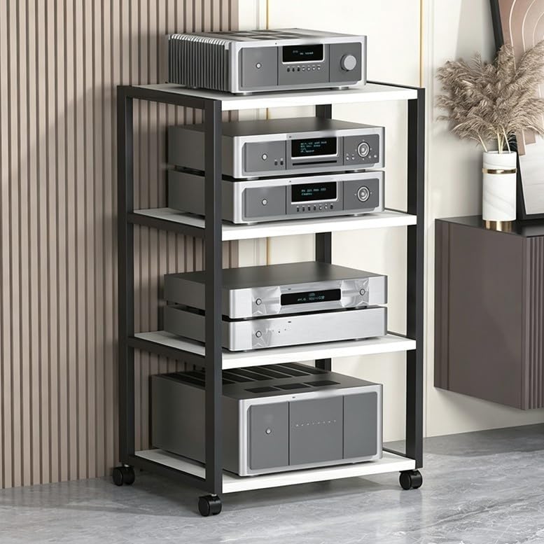 2/3/4/5-Poziomowy Stojak na Multimedia Av Stereo Tower Audio Tower