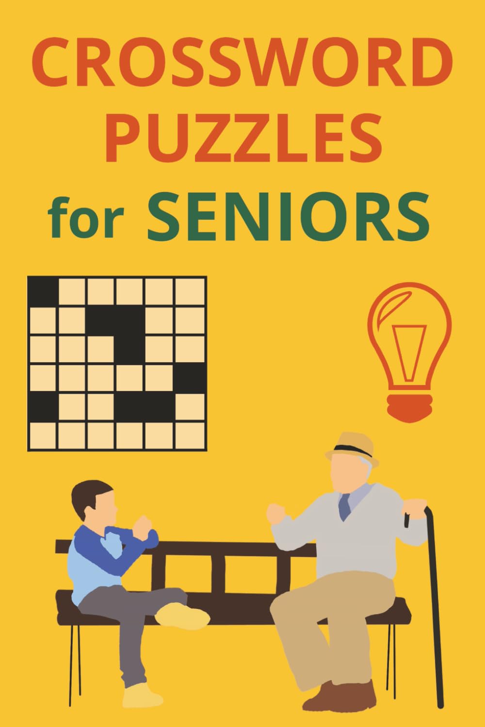 Senior Citizen Crossword Puzzles: Gentle Brain Boost Crosswords for Seniors with Large Print and Clever Clues | 6x9 Inches, 104 Pages | 50+ Puzzles to ... Fitness, Travel, and Thoughtful Gifting!"