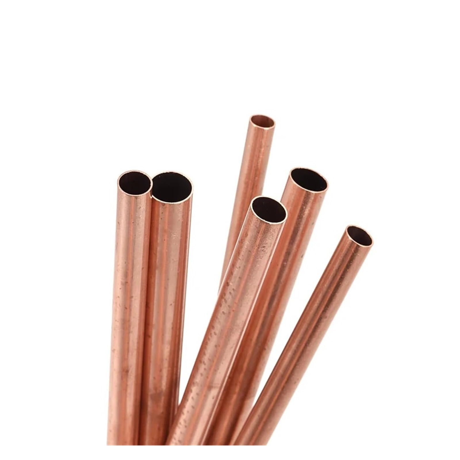 Tubo dritto tondo in rame rosso e lega di rame, spessore preciso 0,5-2 mm, diametro esterno 17-30 mm, lunghezza 300 mm, 500 mm(300mm-OD 18 x ID 14mm)