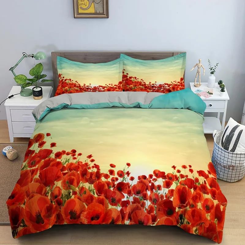 Parure de lit 140x200 housse de couette microfibre beige 2 taies d'oreiller 65x65