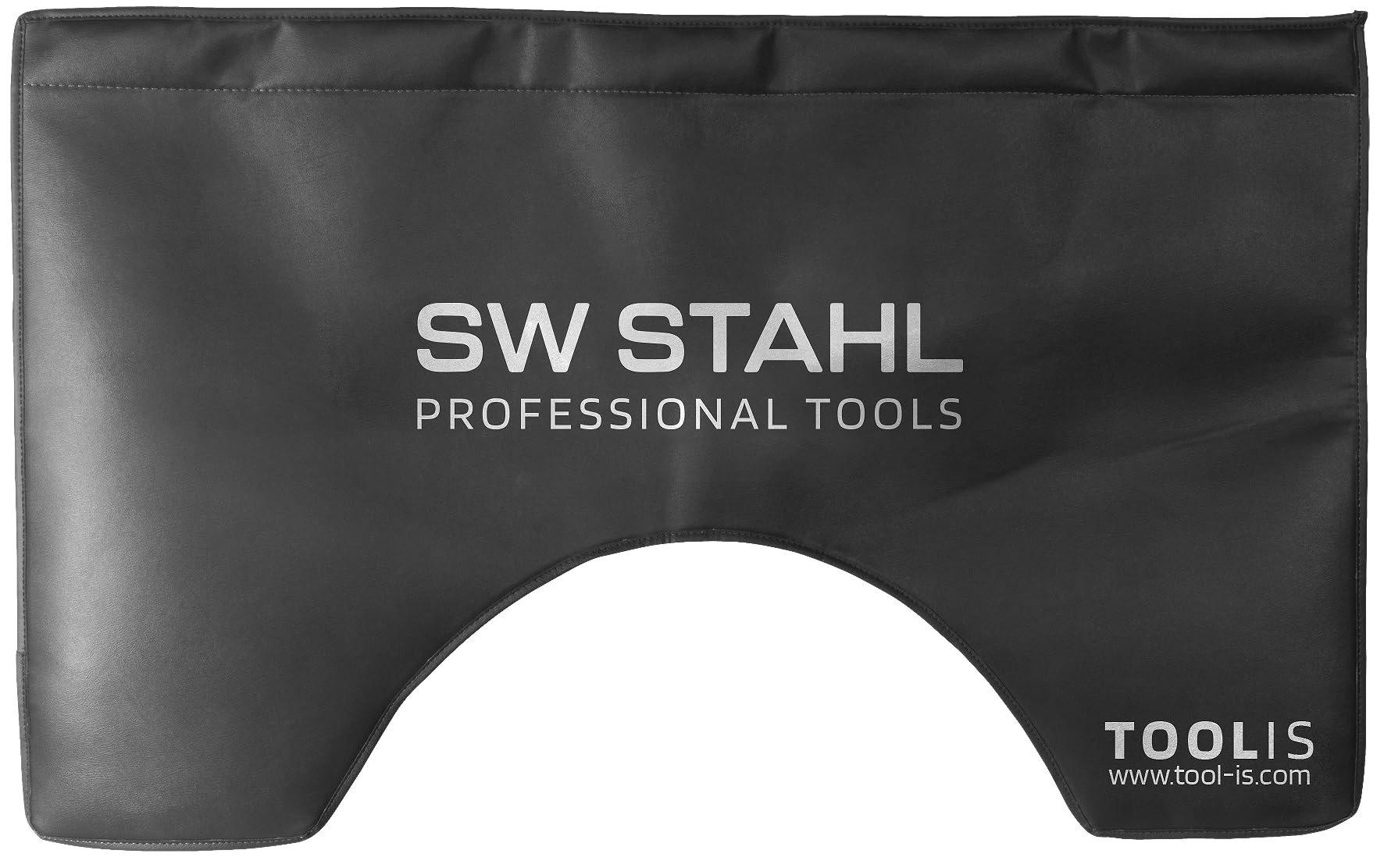 SW-Stahl 07309L Kotflügelschoner - Magnethaftung & Kunstleder - Silber | Schutzmatte für die Werkstatt - universelle Kotflügelabdeckung mit Magneten - robust & abwischbar - Schwarz
