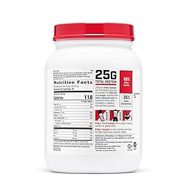 GNC Pro Performance 100% Whey Protein Powder 2.0, Fast Absorbing for Muscle Strength and Recovery, Unflavored, 25 Servings