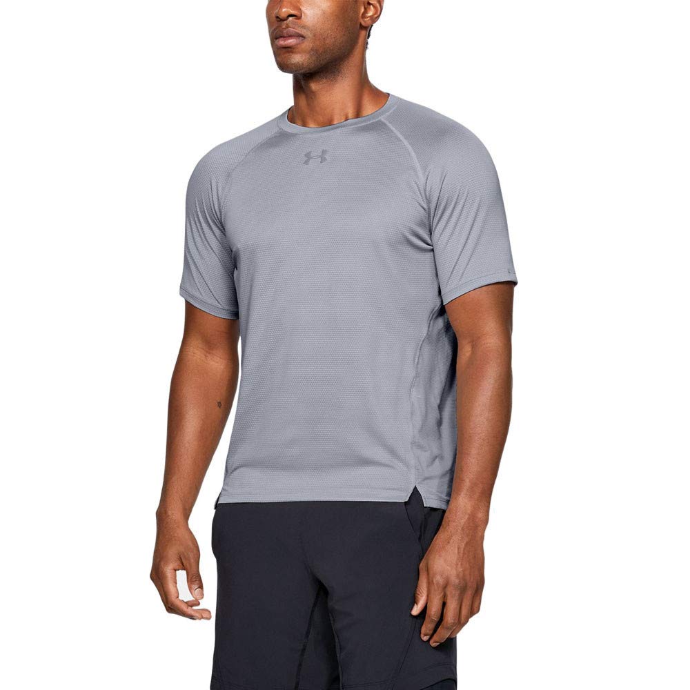 Under Armour Herren UA Qualifier atmungsaktives T-Shirt aus ultraleichtem Stoff, komfortables Sportshirt mit enganliegendem Schnitt