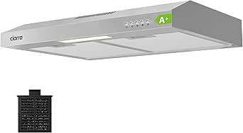 Dunstabzugshaube Unterbau 59,8cm - Umluft/Abluft Mit Touch Control Und LED-Beleuchtung