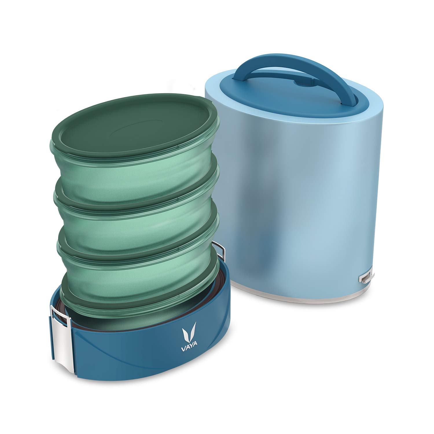 Buy VAYA TYFFYN Flex Lunch Box for Office for Adults,1200ml with 4