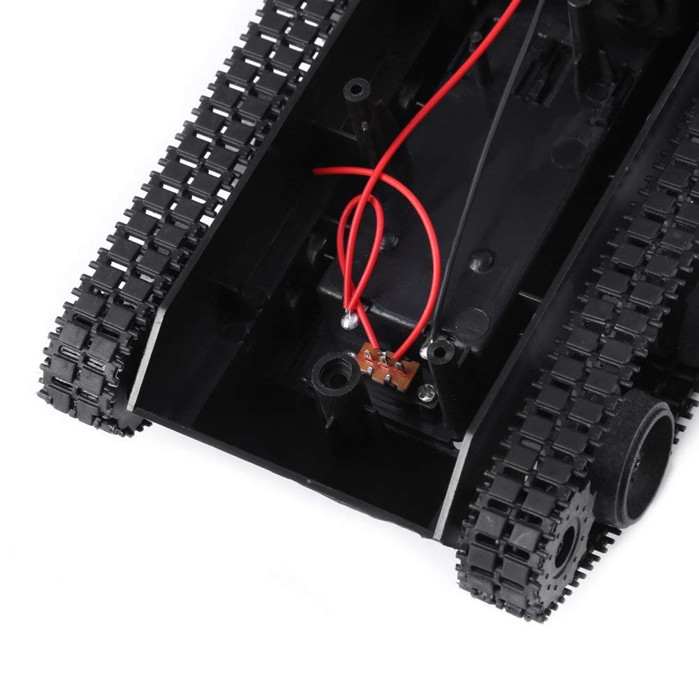 Lekki Amortyzowany Podwozie Robot Plastikowy Zbiornik Robota Podwozie Inteligentna Platforma Samochodowa Zestaw do Samodzielnego Montażu z Silnikiem 130 3 V-7 V dla Pojazdu do Nagrywania Wideo Wifi