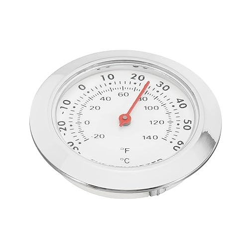 PATIKIL Mini termómetro para interiores y exteriores de 1.69 pulgadas, monitor de temperatura CelsiusFahrenheit, no requiere batería para sala de