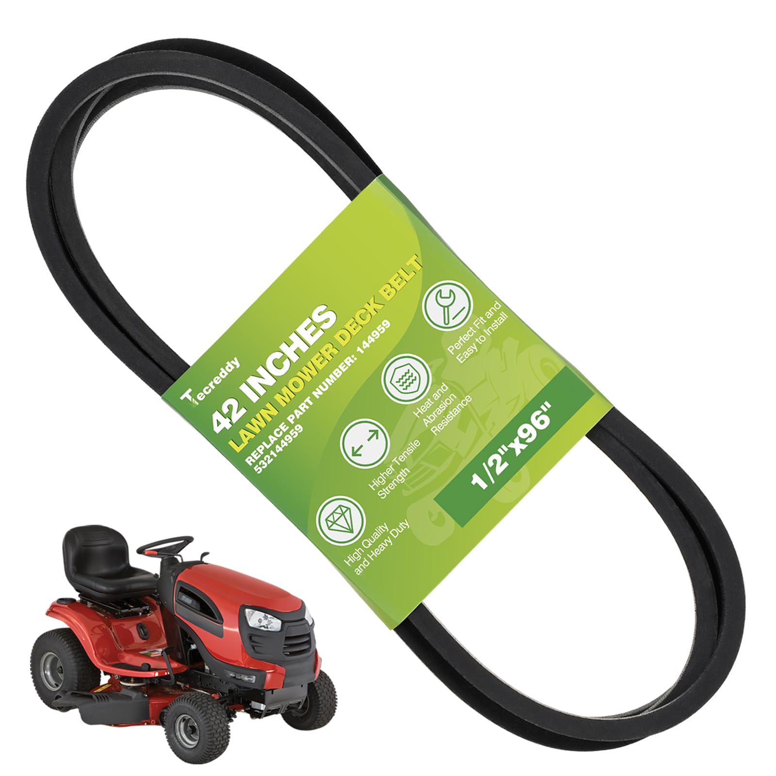 Deckumbau-Satz Für Husqvarna LT1000/LT2000 – Inkl. Alle Teile Für 42-Zoll-Mähwerk – Alu, Gummi, Stahl