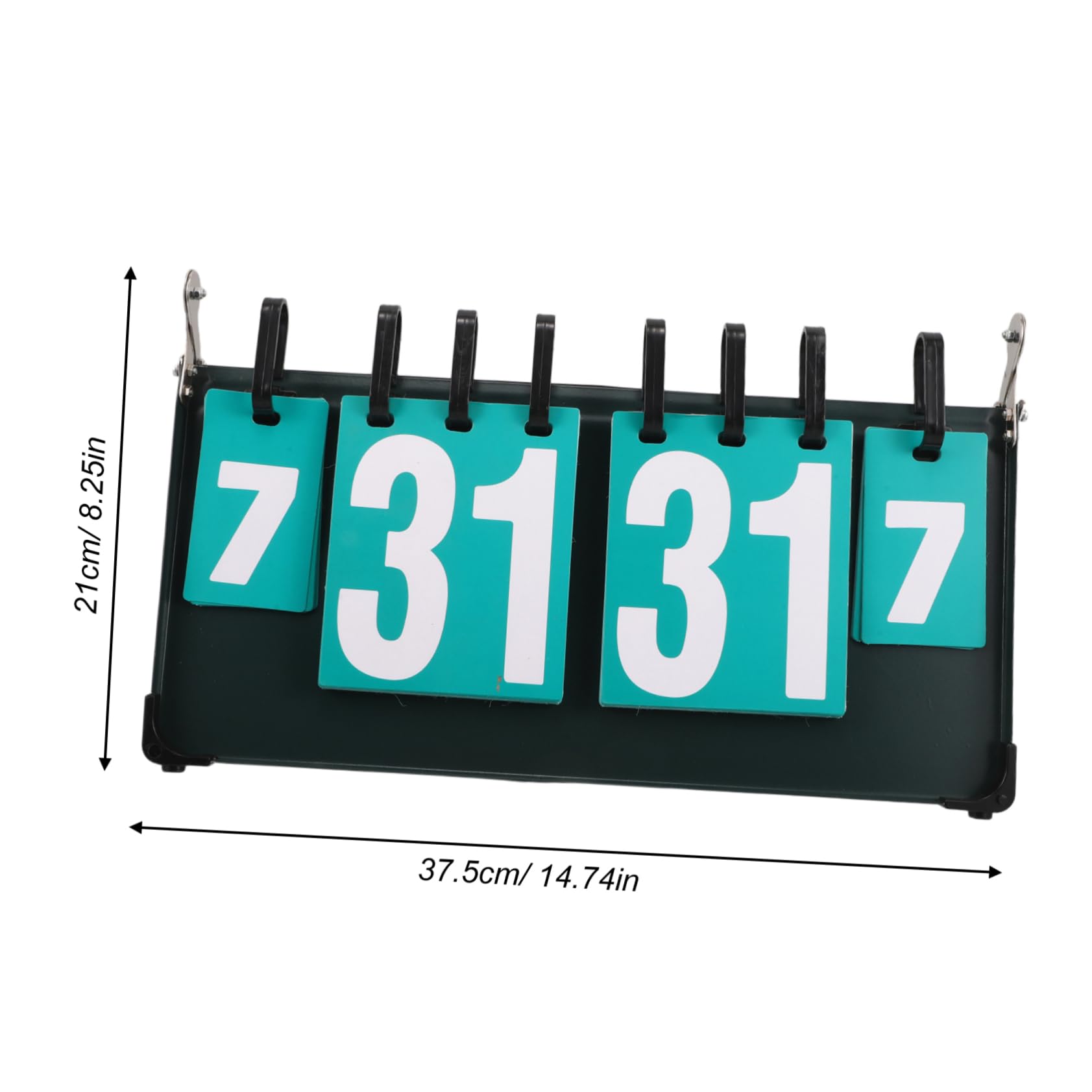GALPADA Table Tennis Scoreboard Steel Plate Flip Scoreboard for Volleyball Tennis Sports Events