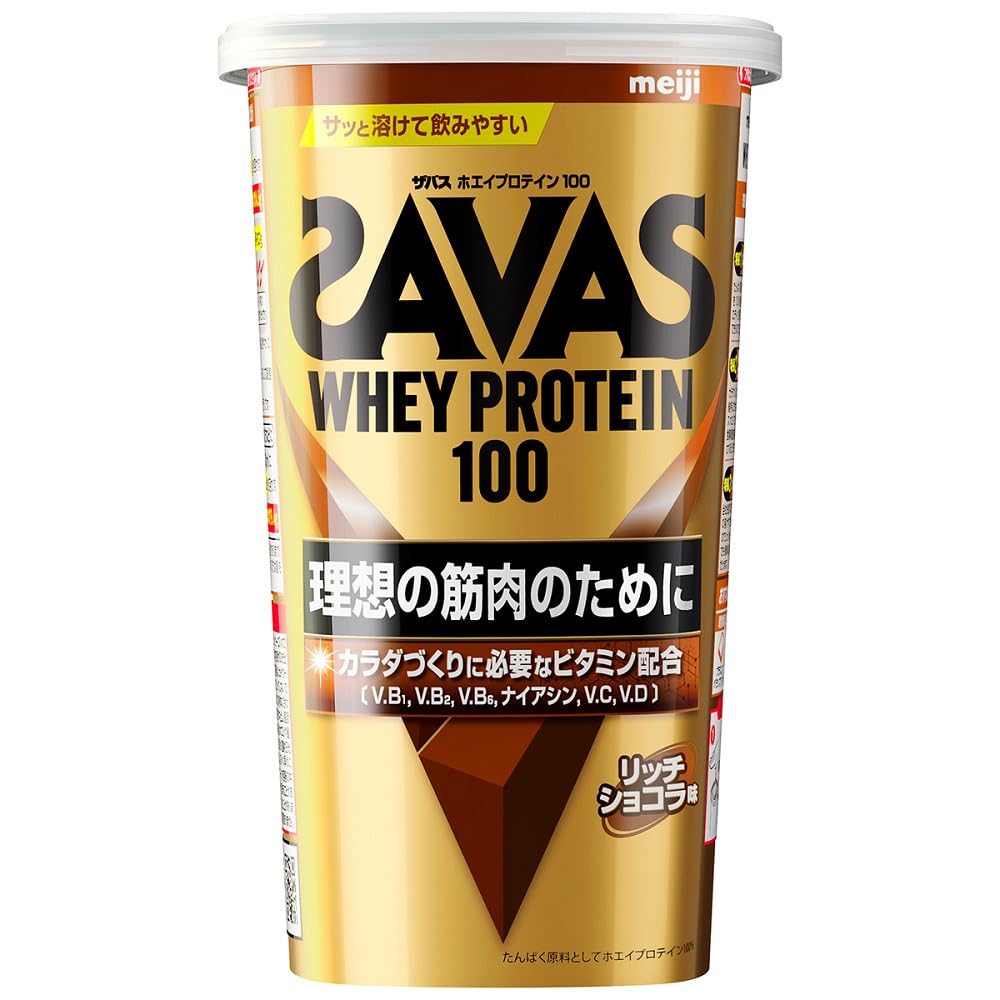 Amazon.co.jp: 明治 ザバス(SAVAS) ホエイプロテイン100 リッチ