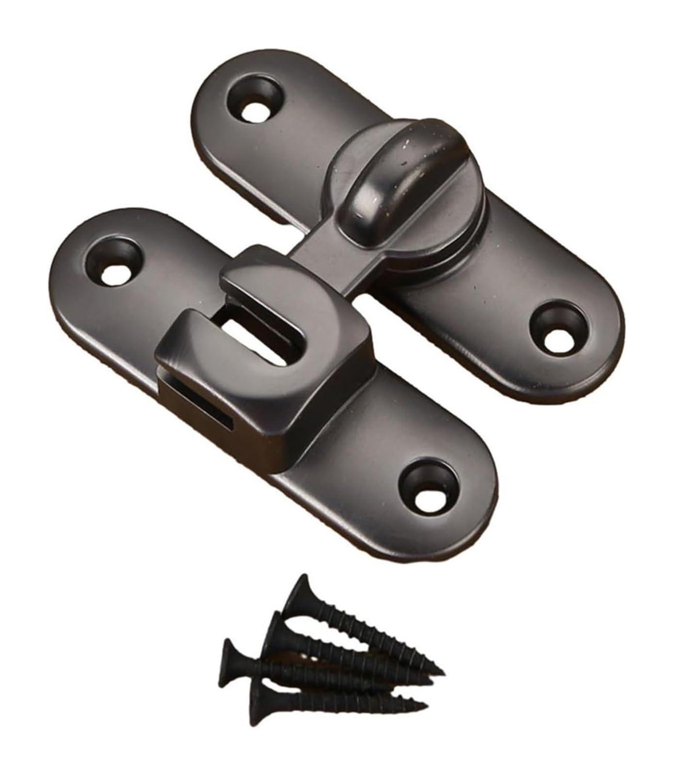 Door Lock Bolt, Barn Door Slide Gate Latch Zinc Alloy Hasp Pin Multicolor(Grey)