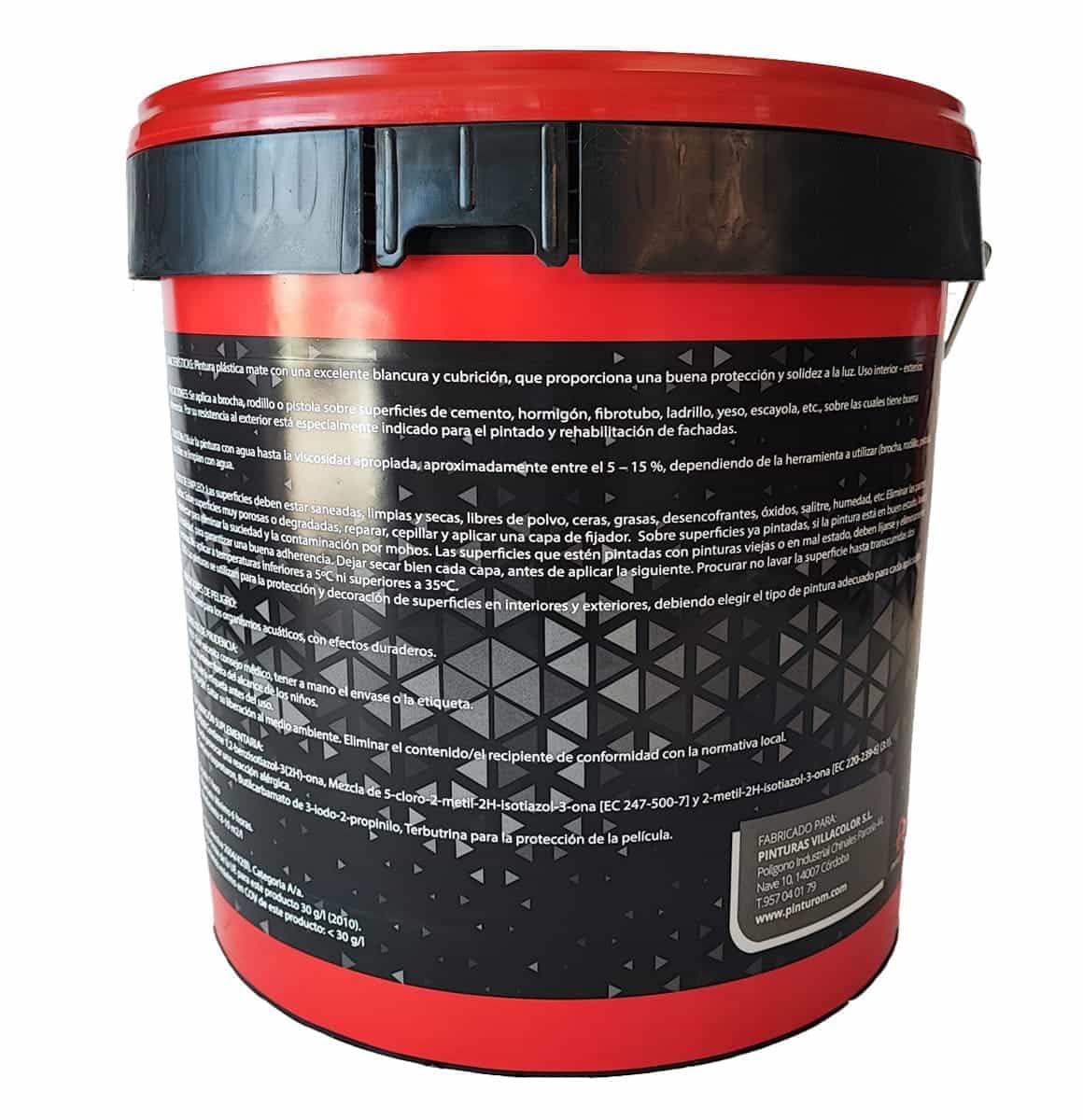 Pintura blanca de Interior - Exterior plástica Platino ACRIL NIEVE Blanco.14 L.