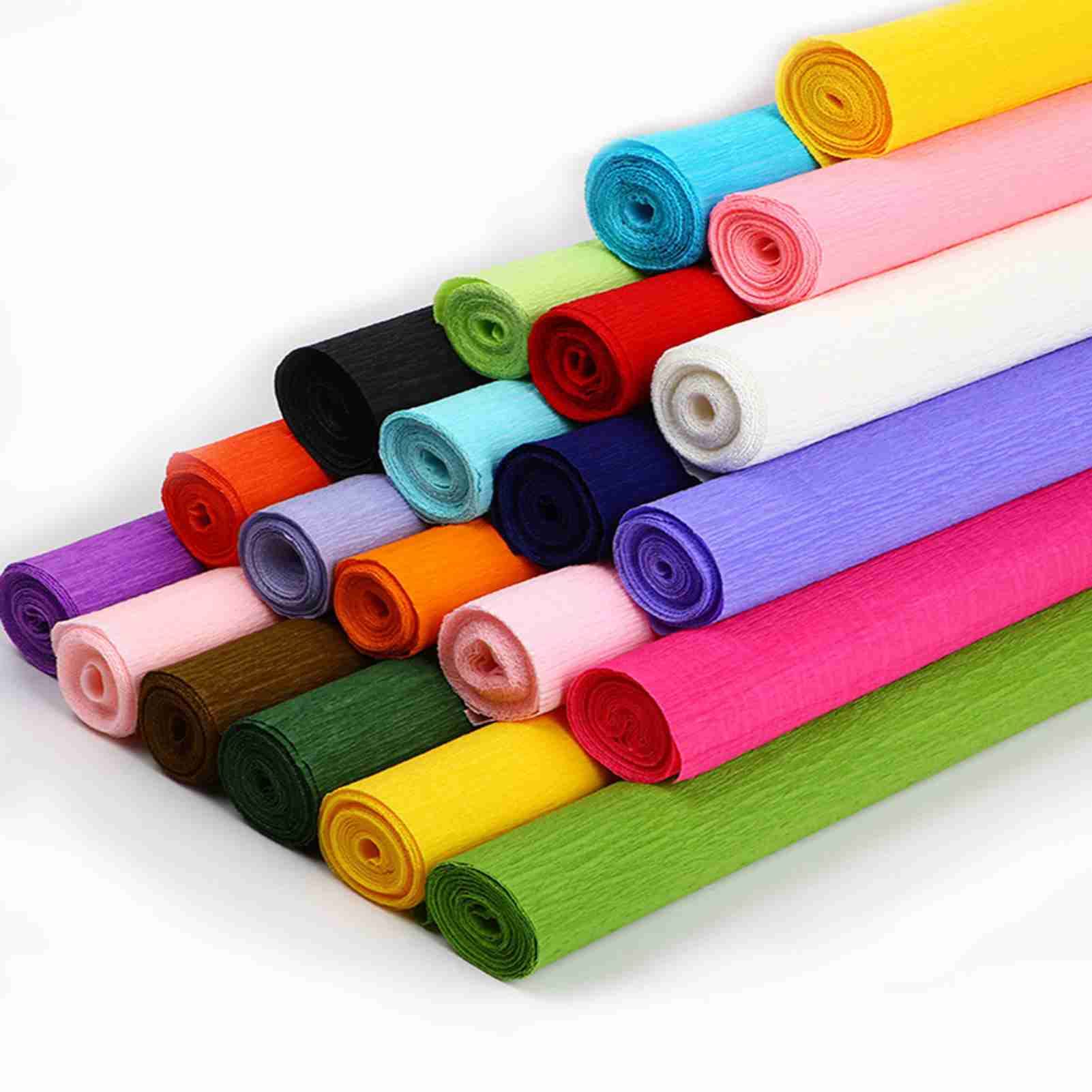 クレープペーパー Amazon.co.jp: 選べる16色 手芸 用 クレープ紙 クレープペーパー