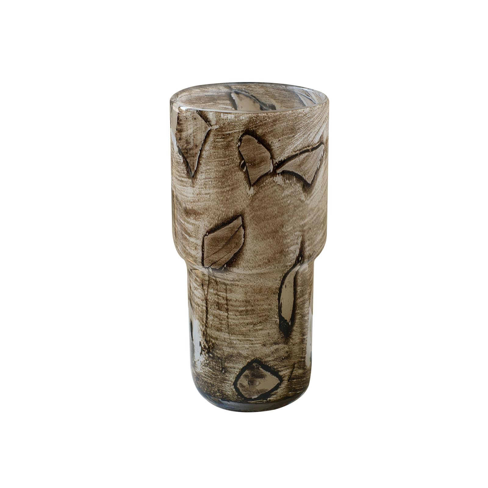 Art Countertop Vase, Creative Decorative Vase, Ornaments for Hydrangeas, Lilies, Chrysanthemums, Orchids, Peonies, Eucalyptus, Glass(Size:15 * 15 * 30CM,Color:A)
