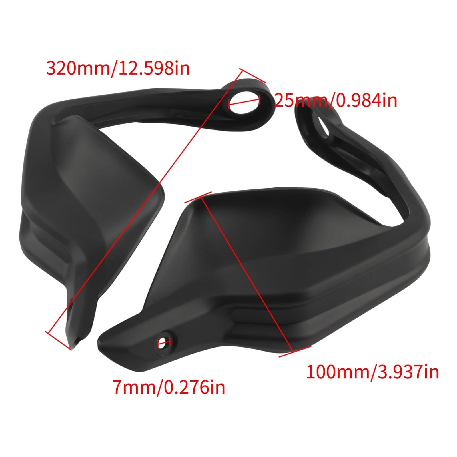 osłona dłoni motocykla Pasuje do BMW R1200GS LC F800GS F750GS F850GS F900R/XR S1000XR R1250GS DirtBike Supermoto części jelca tarcza(Black Clear Set)