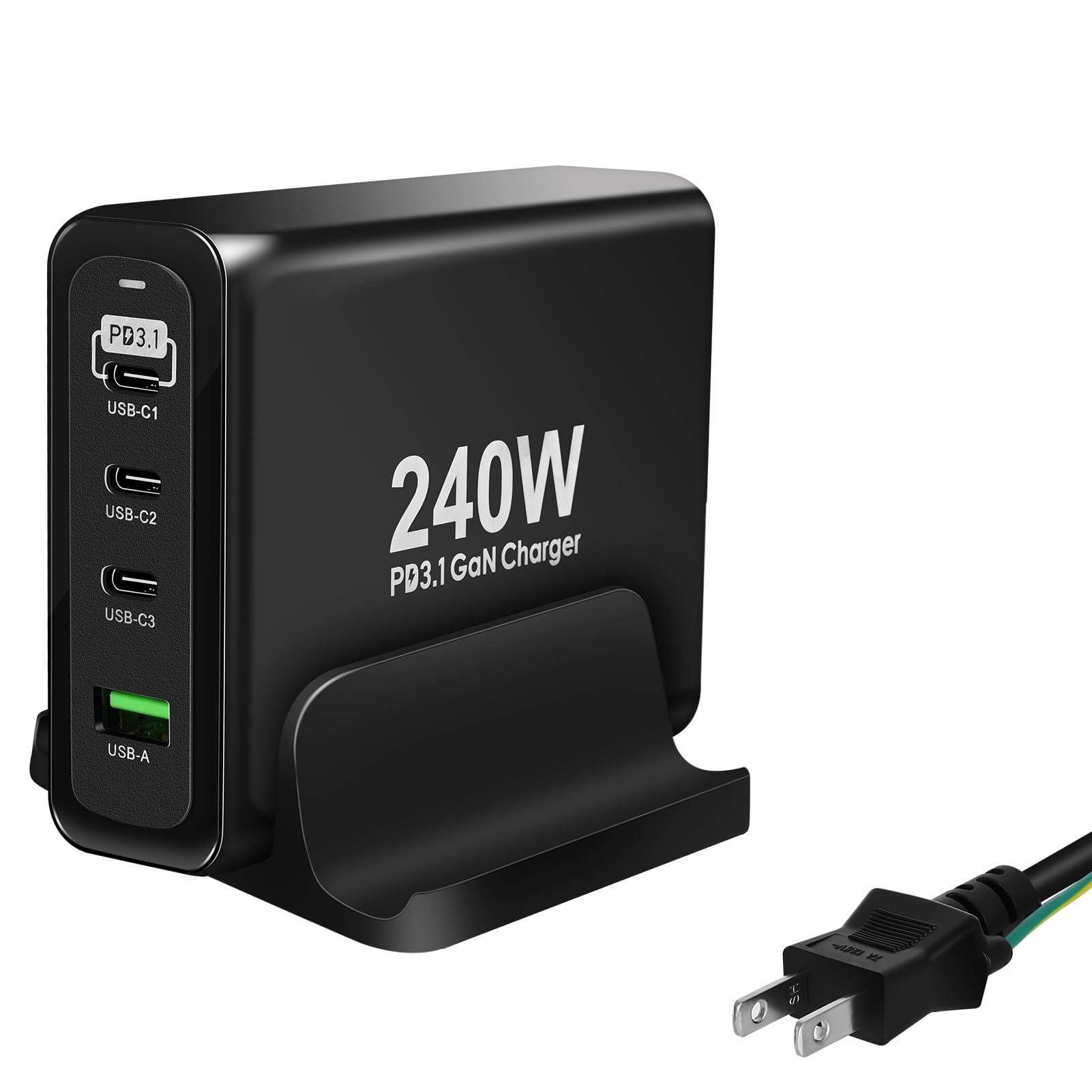 Amazon | GEWUCHARGER充電器 4ポート240W充電器 [USB-C X3&USB-A]USB