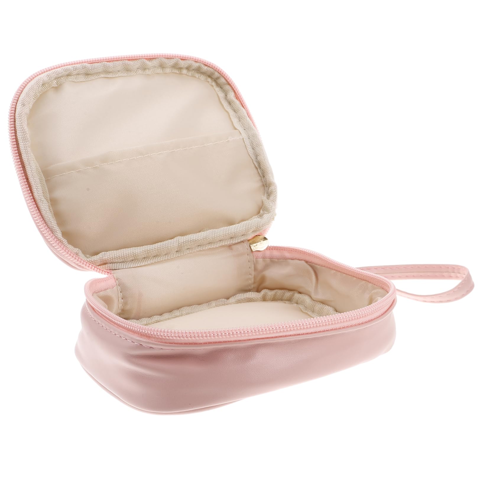 NULYLU Storage Pouch Diaper Pouch Diaper Bag for Sanitary Napkin Storage Bag Girl Aunt Towel Bag Portable Bidet for Women Zipper Bag Zippered Storage Bag Womens Travel Bag Pink