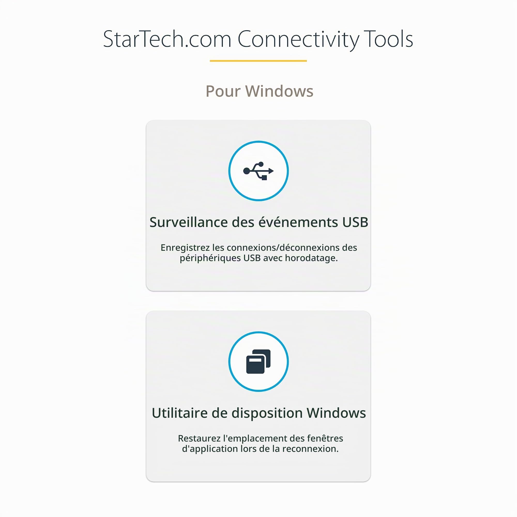 StarTech Hub USB-C 4 Ports, 10Gbps, DP Alt Mode 4K 60Hz, PD 100W | Station d'accueil, dock, 3x USB-A/1x USB-C, Sortie video, Câble 30cm, Portable, Sans pilote