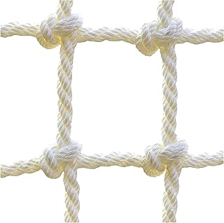 HCQW Cargo net Climbing Kids Climbing Net for Kids, Polyester Safety Net Rope Net, Cargo Climbing Net for Playground Backyard Treehouse for Tree House,Obstacle Training (Size : 3 * 5m(9.9 * 15.15ft))