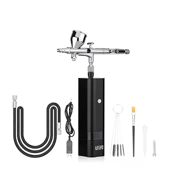 Amazon | urlife エアブラシ 充電式 安定した高圧力 エアー