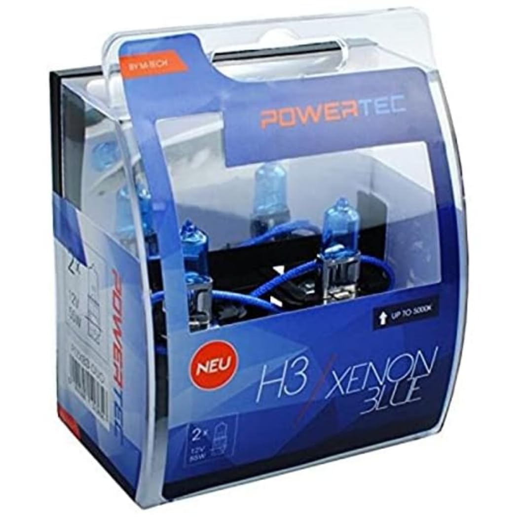 M-Tech PTZXB3 Duo H3 Xenon Halogen Bulb 55 W, Blue, Number 2